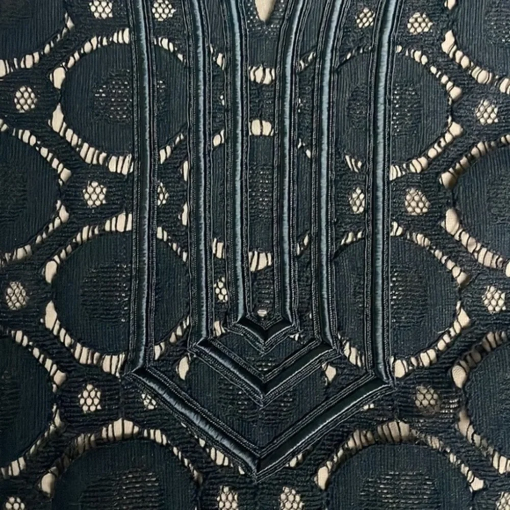 Tory Burch top size 2 Top Black lace unique top